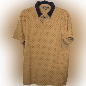 EXPRESS Men’s Polka Dot Polo Shirt L